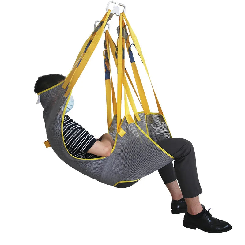 Medical Elderly Shift Lifting Sling Breathable Paralyzed Patient Assistant Moving Belt Adjustable Rehabilitation Nursing Brace