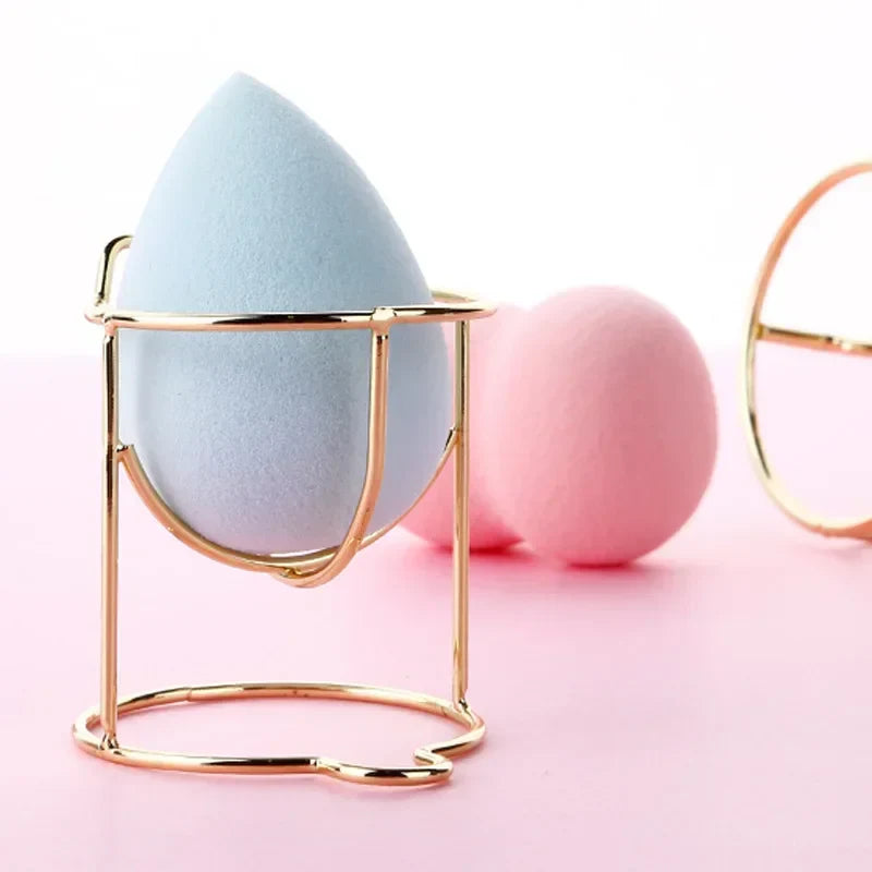 1Pcs Cute Cat Beauty Egg Bracket Dryer Cosmetic Makeup Sponge Gourd Powder Puff Rack Organizer Box Shelf Holder Storage Tools