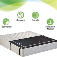 Grounding pillow case Conductive Leather Earthing mattress sleep mat