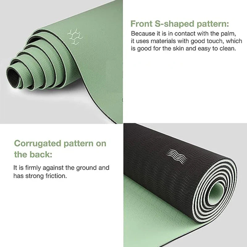 -slippery tpe yoga mat