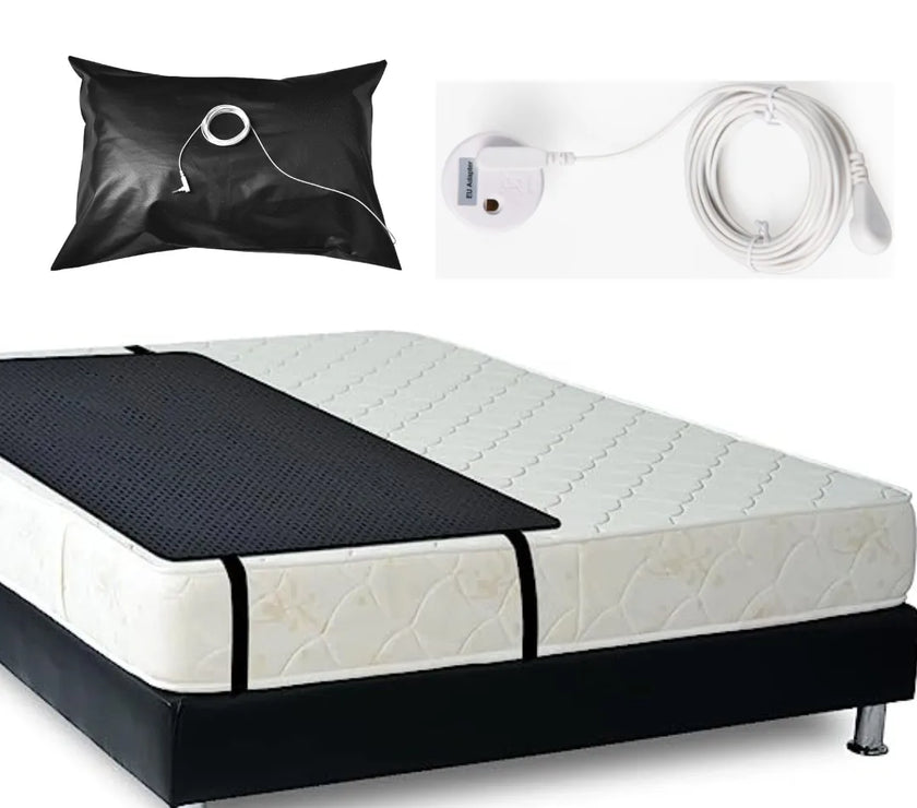 Grounding pillow case Conductive Leather Earthing mattress sleep mat