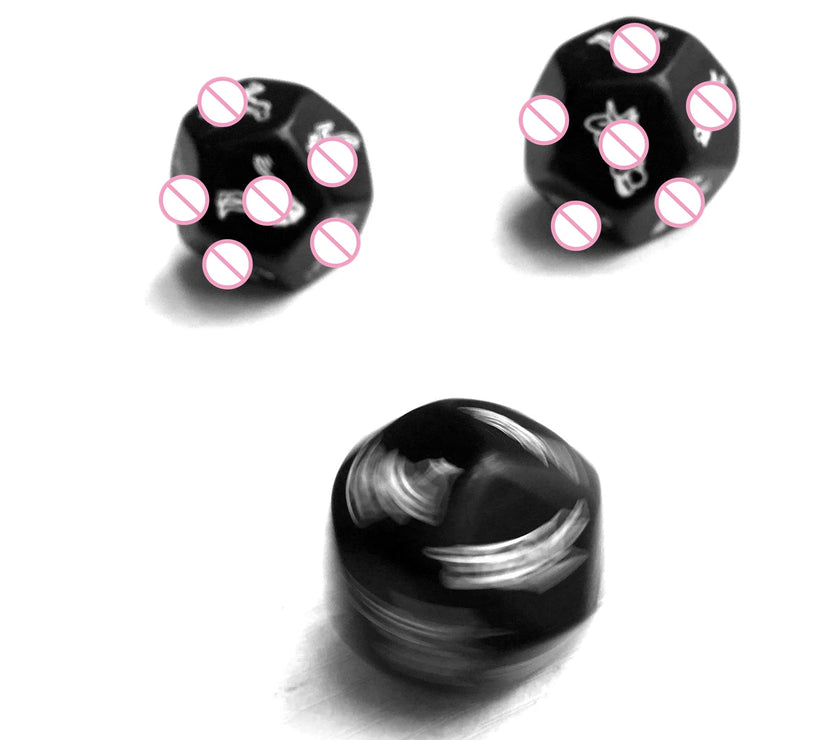 Exotic Dice Love Positions Humour Game Toy Novelty Party Gift Craps Pipe Adults Sex Toys For Couple Noctilucent Games Party Club