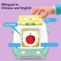 Talking Flash Cards Learning Toys Talking Flashcards Learning Toys For Toddlers Early Education Machine With Double-side Sight
