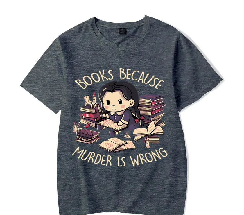 Wrong Letter Women Short Sleeves Harajuku Fashion Oversize Study Tee