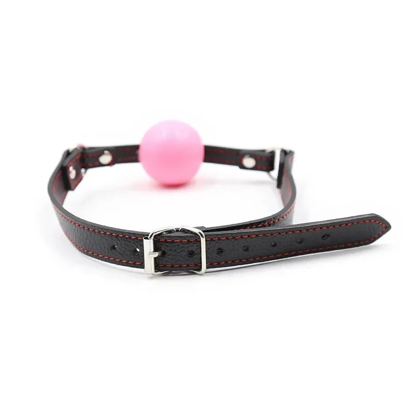 Novelty Product Bondage Gear Leather Silicone Mouth Gag Sexual Toys Slave Sex GamesNovelty Product Bondage Gear Leather Silicone Mouth Gag Sexual Toys Slave Sex Games