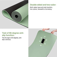 -slippery tpe yoga mat