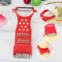 Double Head Cutter Cucumber Carrot Potato Knife Kitchen Home Gadgets Multi-Function Vegetable Fruit Peeler Grater Hand Slicer
