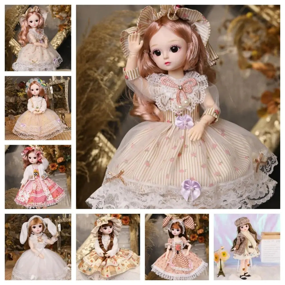 Toys Cute Safety Baby Doll Babies Toddler Princess Toy Beautiful 3D Makeup Doll