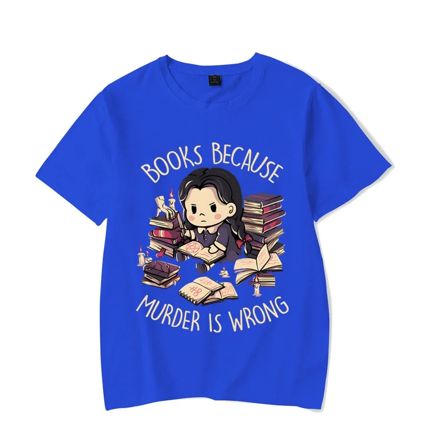 Wrong Letter Women Short Sleeves Harajuku Fashion Oversize Study Tee
