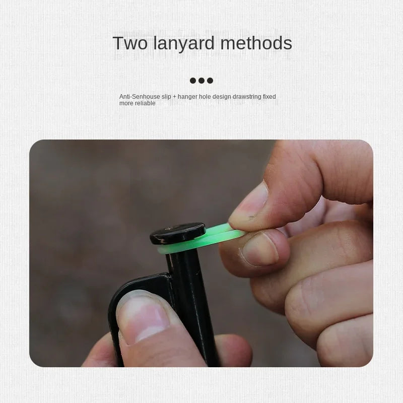 Outdoor Camping Equipment Luminous Ring Nails Edc Gadgets Multifunctional Silicone Ring Tent Camping Accessories Hiking