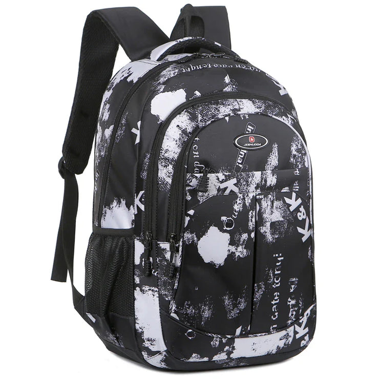 Backpack Men Bag Lightweight Nylon Fabric Travel Backpack School Bag Fashion Casual Men'