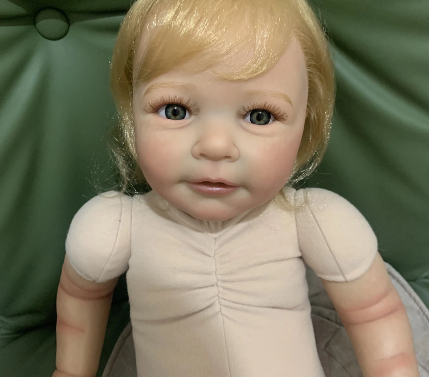 Size 3D Skin Silicone Reborn Girl Baby Doll