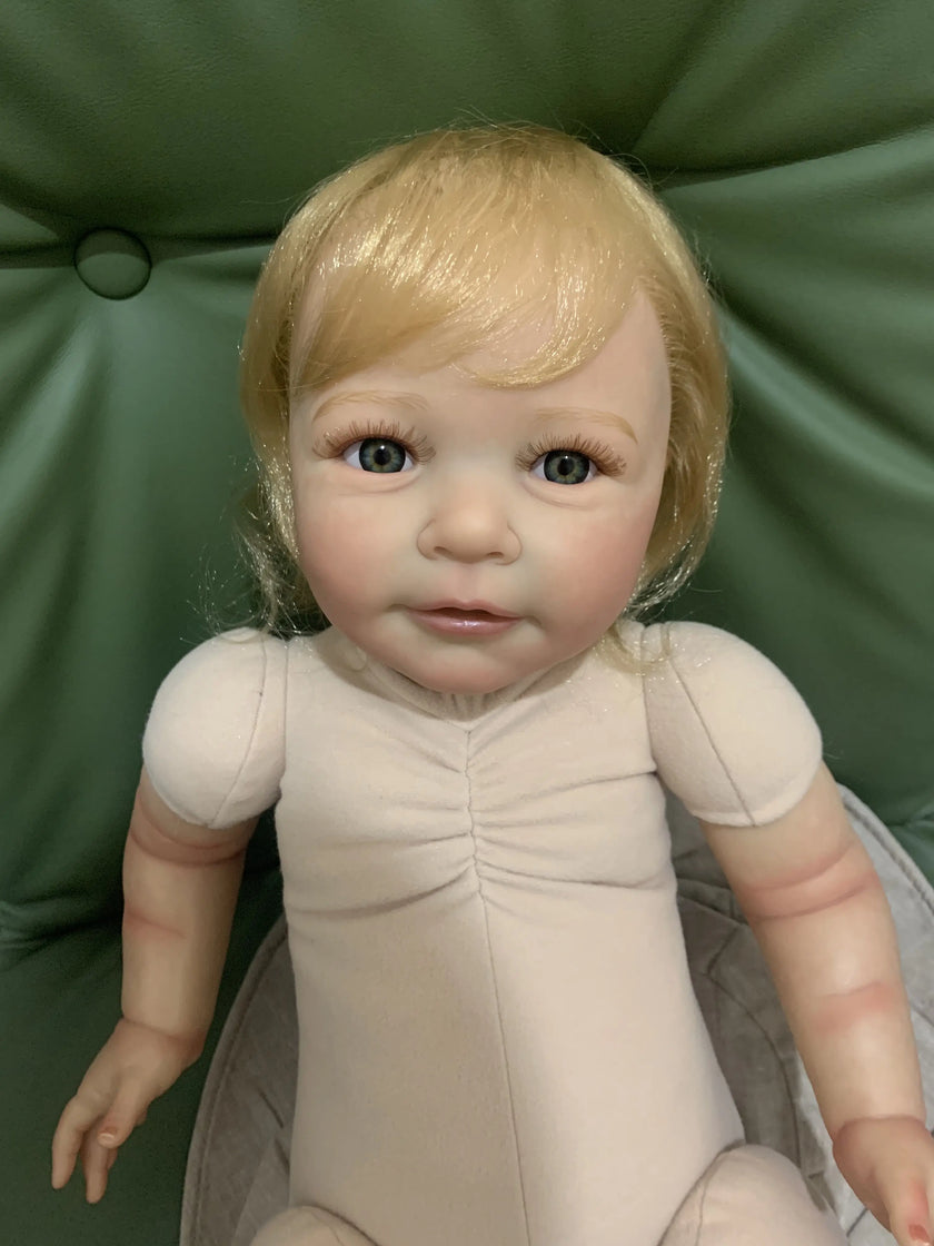 Size 3D Skin Silicone Reborn Girl Baby Doll