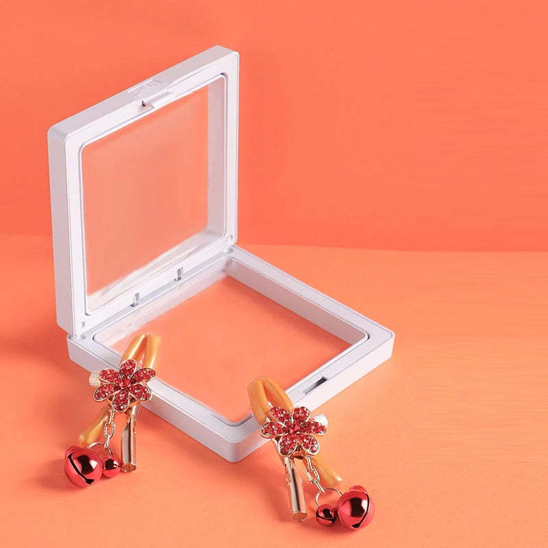 Bells Nipple Clamps Adult Novelty Sex Product Metal Milk Clip Female Breast Clitoris Clip Massage Sex Toy For Couples Adult Game