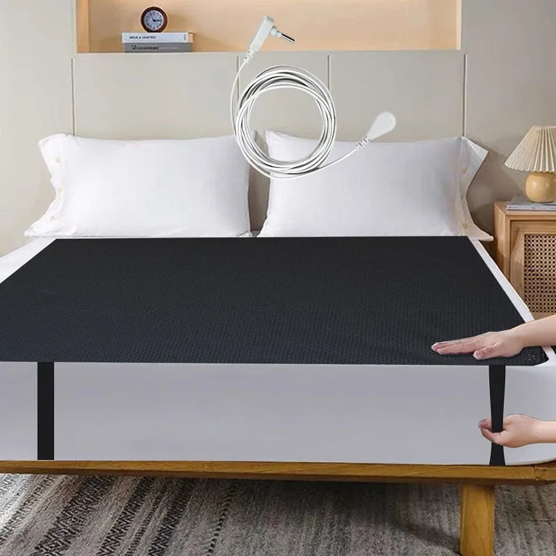 Grounding pillow case Conductive Leather Earthing mattress sleep mat