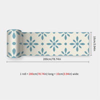 10X200cm Long Strip Wall Stickers Floor Kitchen Bathroom Living Room Skirting Line Wall Decor Waterproof Peel & Stick Wallpaper