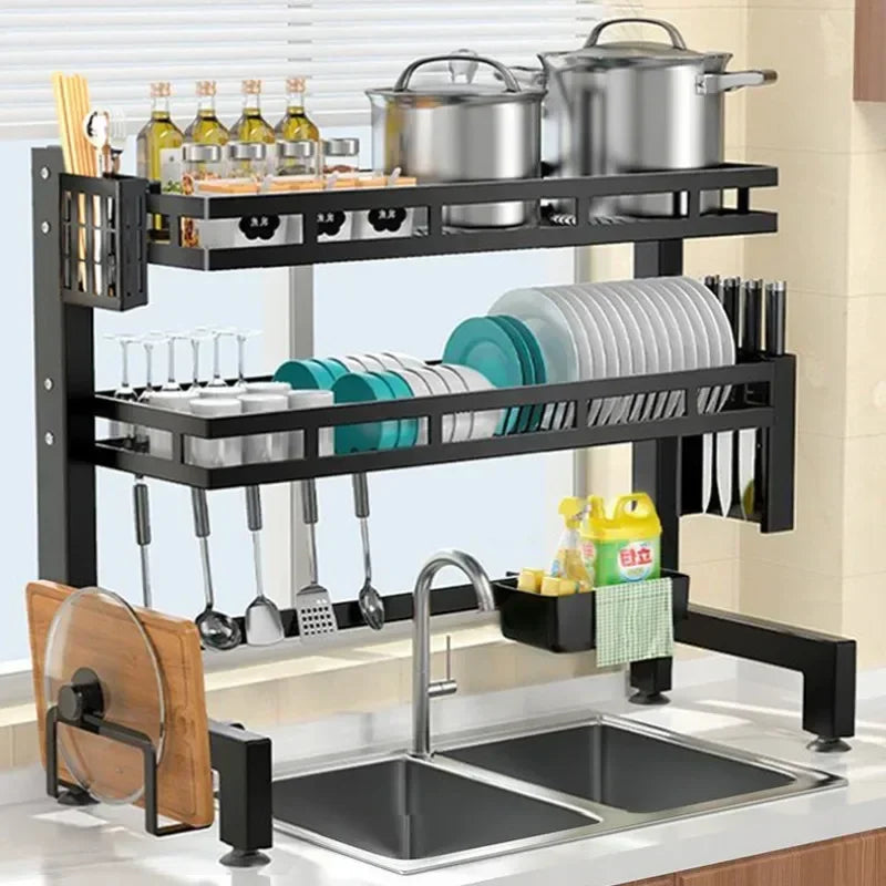 Sink Dish Storage Rack Seaoning Tableware Draning Kitchenware Kitchen Accessories