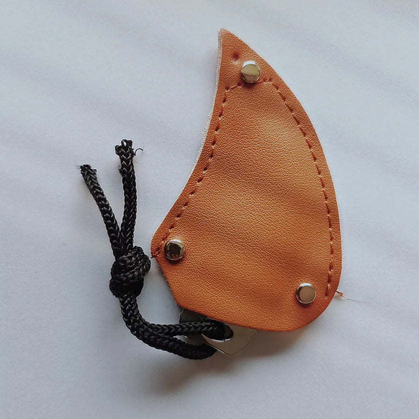 Leather Sheath Cutter Mini Portable Claw Knife Tool Outdoor Camp Gadget Opener Open Survive Box Package