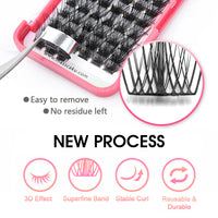 MASSCAKU Natural Volume Primor Material Cluster Lashes Extensions Strong Individual Eyelashes Beauty Salon