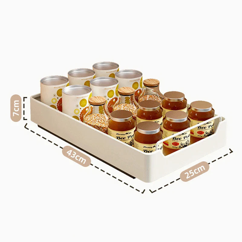 Installation Kitchen Spice Box Storage Rack Cabinets Organizer