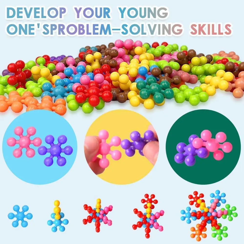 400 Pieces Building Blocks Kids Stem Toys Montessori Toys