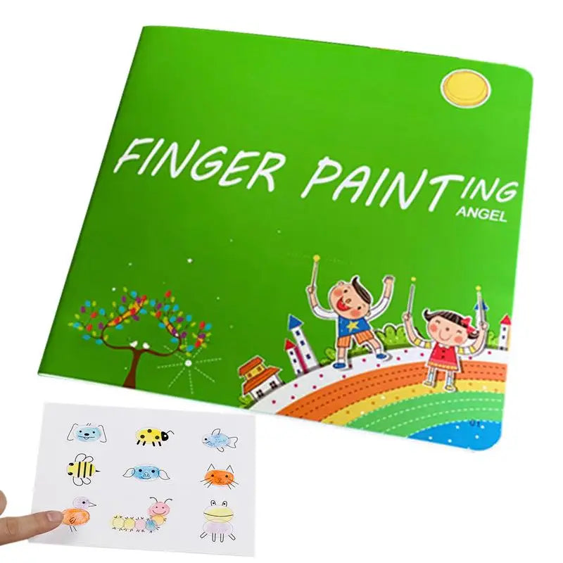 Toxic Finger Ink Pads Kindergarten DIY Art Painting Supplies