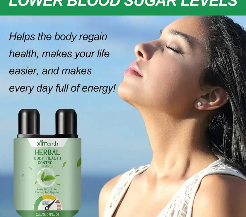 2ml Herbal Body Health Control Inhaler Cleaning Nasal Liver Cleanser With Vegan Repair Nasal Suction Stick Body Care