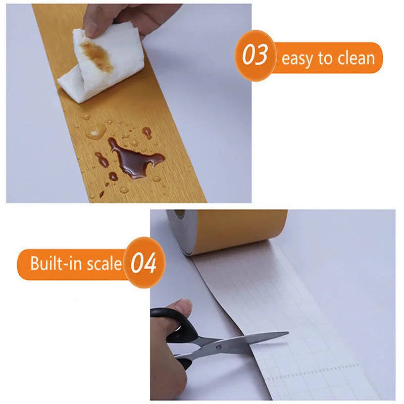 Adhesive Skirting Line Baseboard Bathroom Living room Kitchen Cabinet Wall Decoration