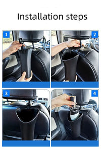 Car Storage Umbrella Bucket Multifunctional Storage Bucket Car Hanging Umbrella Bucket
