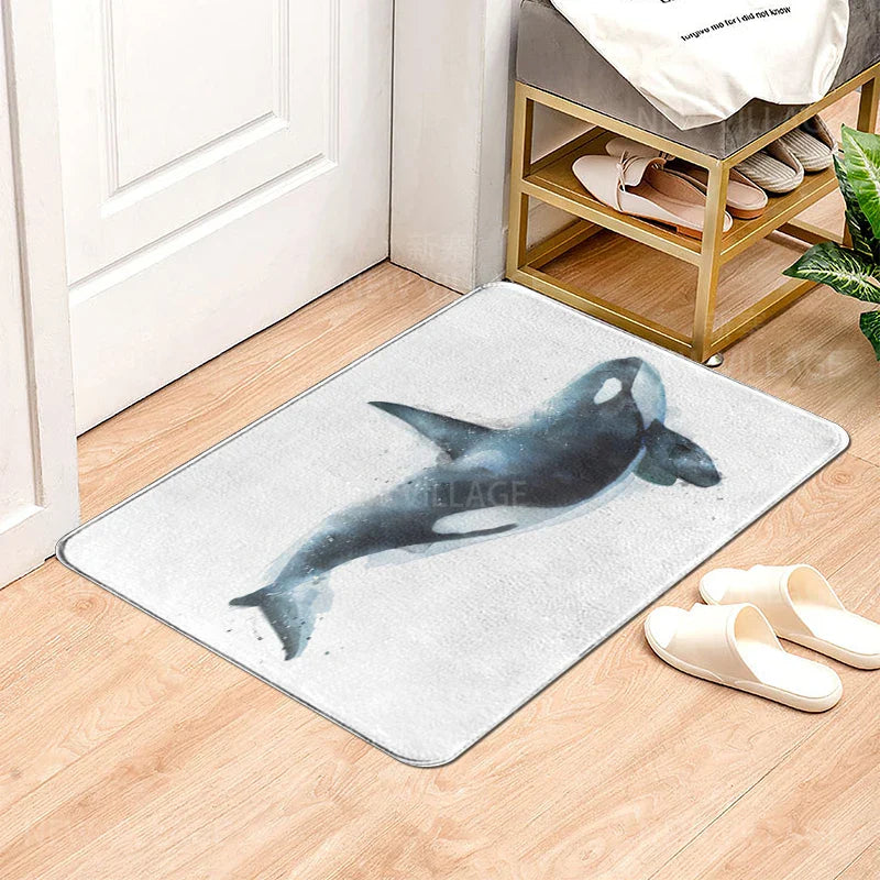 House entrance carpet Home door mat Modern Ground mat bird Nordic style Room Bath mat Foot bathroom