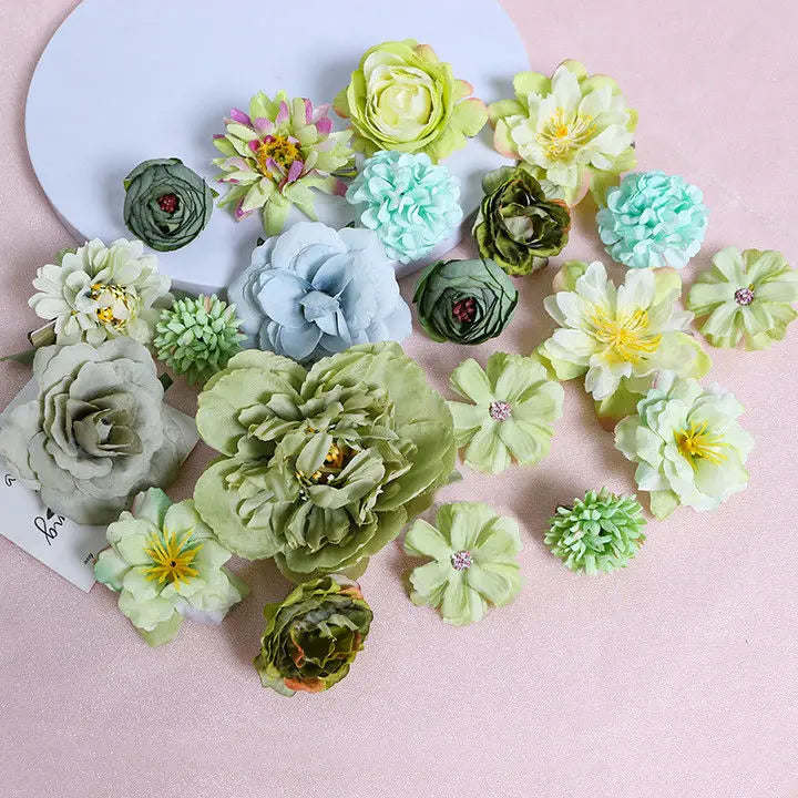 Wedding Decoration Fake Flowers Home Decor DIY Bouquet Craft Garlands Scrapbook Gift Accessories