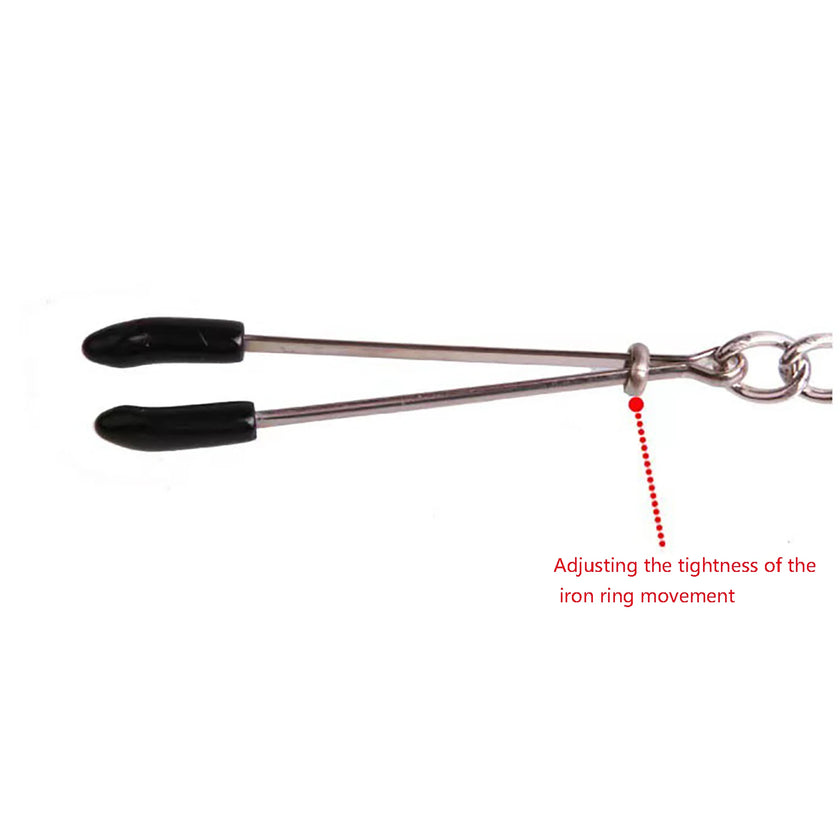 Nipple Clamps Adult Novelty Sex Product Metal Clip Nipple Stimulator Female Breast Clitoris Clip Massage Sex Toys For Couples