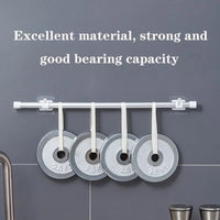 Hooks Adjustable Shelf Curtain Rod Bracket Fixture Bracket Fixing Clip Family Storage Hook Home Organization