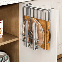 Cabinet Basket Storage Shelf Cutting Board Rack Kitchen Closet Rack