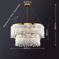 Living Dining Room Circle Hanging Lamp Home Decor LED Fixture