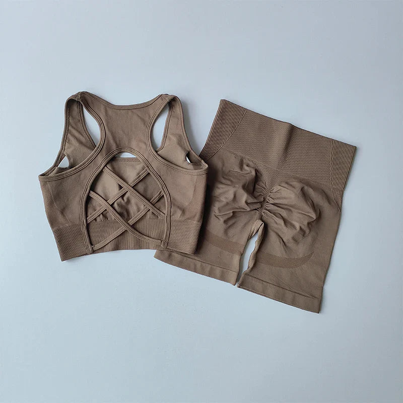 Beautiful Back Sport Bra Yoga Dress Tight Training