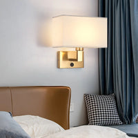 Switch LED Spotlight Reading Wall Lamp Bedroom Study Nordic Home Decor Light Fixture