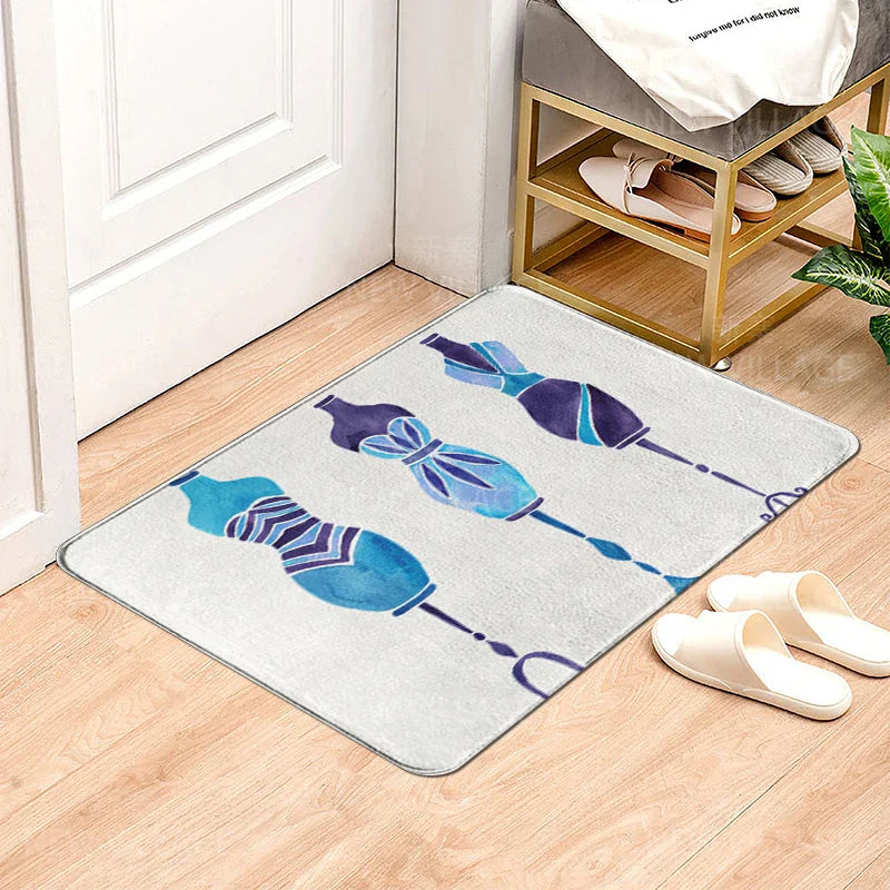 House entrance carpet Home door mat Modern Ground mat bird Nordic style Room Bath mat Foot bathroom