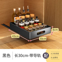 Drawer Dish Rack Kitchen Storage Sliding Bowls Dishes Drainer Storage Rack Sink Cabinet Organizer Tableware