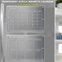 Fridge Dry Erase Board Refrigerator Acrylic Board Planner Schedule Board ToDoList