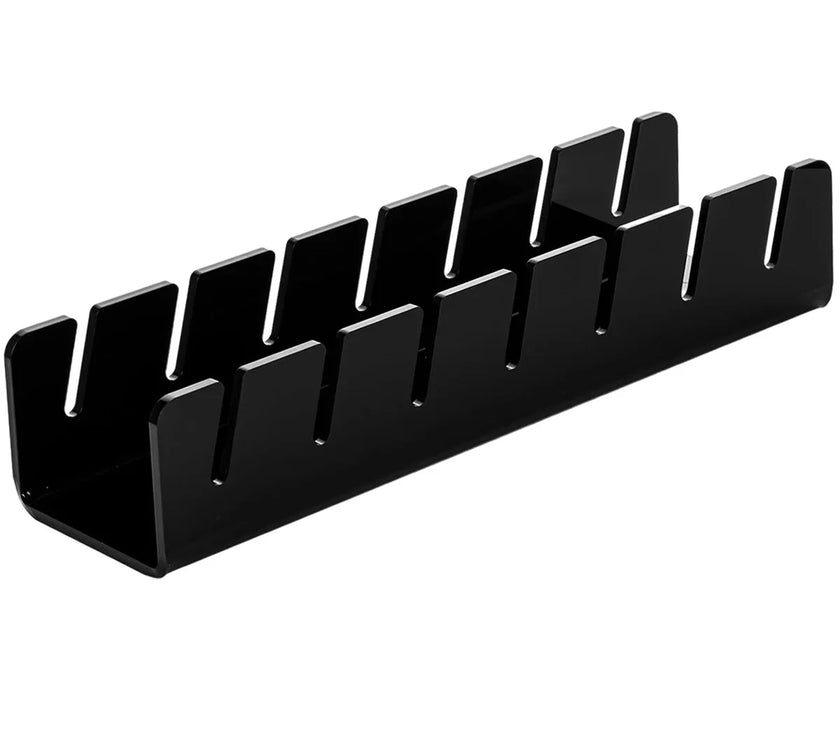 7-Holes Baseball Cap Display Rack Durable Clear Acrylic Hat Holder