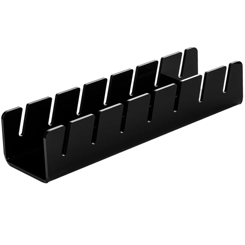 7-Holes Baseball Cap Display Rack Durable Clear Acrylic Hat Holder