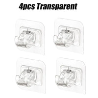 Hooks Adjustable Shelf Curtain Rod Bracket Fixture Bracket Fixing Clip Family Storage Hook Home Organization