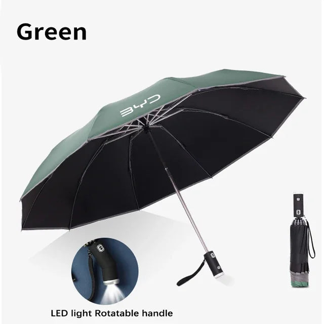 Song Max F0 Qin G3 I3 Han Car Fully Automatic Reflective Umbrella Folding Sunshade Accessories