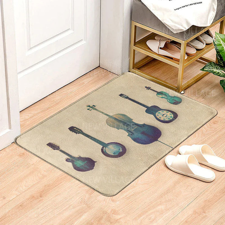 House entrance carpet Home door mat Modern Ground mat bird Nordic style Room Bath mat Foot bathroom