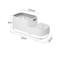 Soap Dispenser Bottle Automatic Liquid Soap Dispenser Kitchen Bath Accessories Sponge Brush Storage Box Manual Soap Dispenser