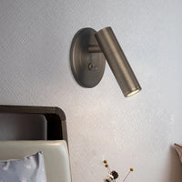 Embedded LED Reading Wall Lamp With Switch Adjustable Hotel Bedroom Bedside Headboard Sconce Spot Led Light Fixture AC110-220V