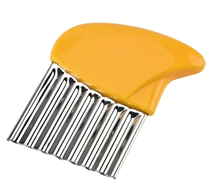 Creative Potato Chip Slicer Cutter Vegetable Fruit Corrugated Wavy Knife French Fries Potato Cutter Kitchen Gadget Accessories