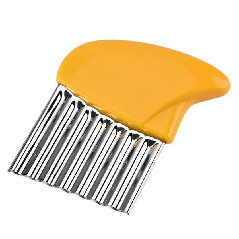 Creative Potato Chip Slicer Cutter Vegetable Fruit Corrugated Wavy Knife French Fries Potato Cutter Kitchen Gadget Accessories