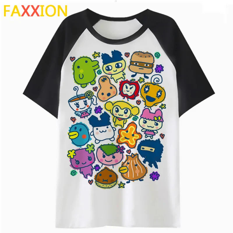 shirt tshirt tops graphic female kawaii cartoon harajuku